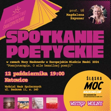 Magdalena Szpunar - Spotkanie poetyckie: Katowice, 2024-10-12