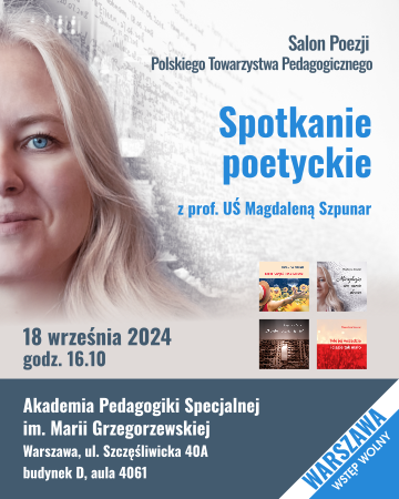 Magdalena Szpunar - Spotkanie poetyckie: Warszawa, 2024-09-18