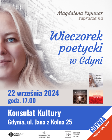 Magdalena Szpunar - Wieczorek poetycki: Gdynia, 2024-09-22