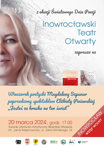 Magdalena Szpunar - Wieczorek poetycki: Inowrocław, 2024-03-20